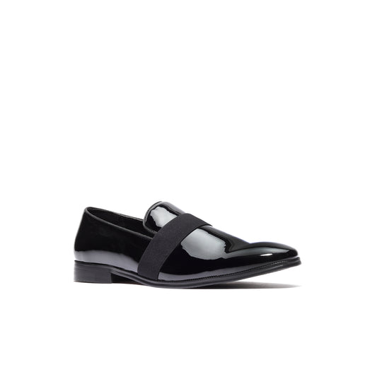 Angelo Patent Loafer Black – Men’s Formal Patent Leather Shoes USA