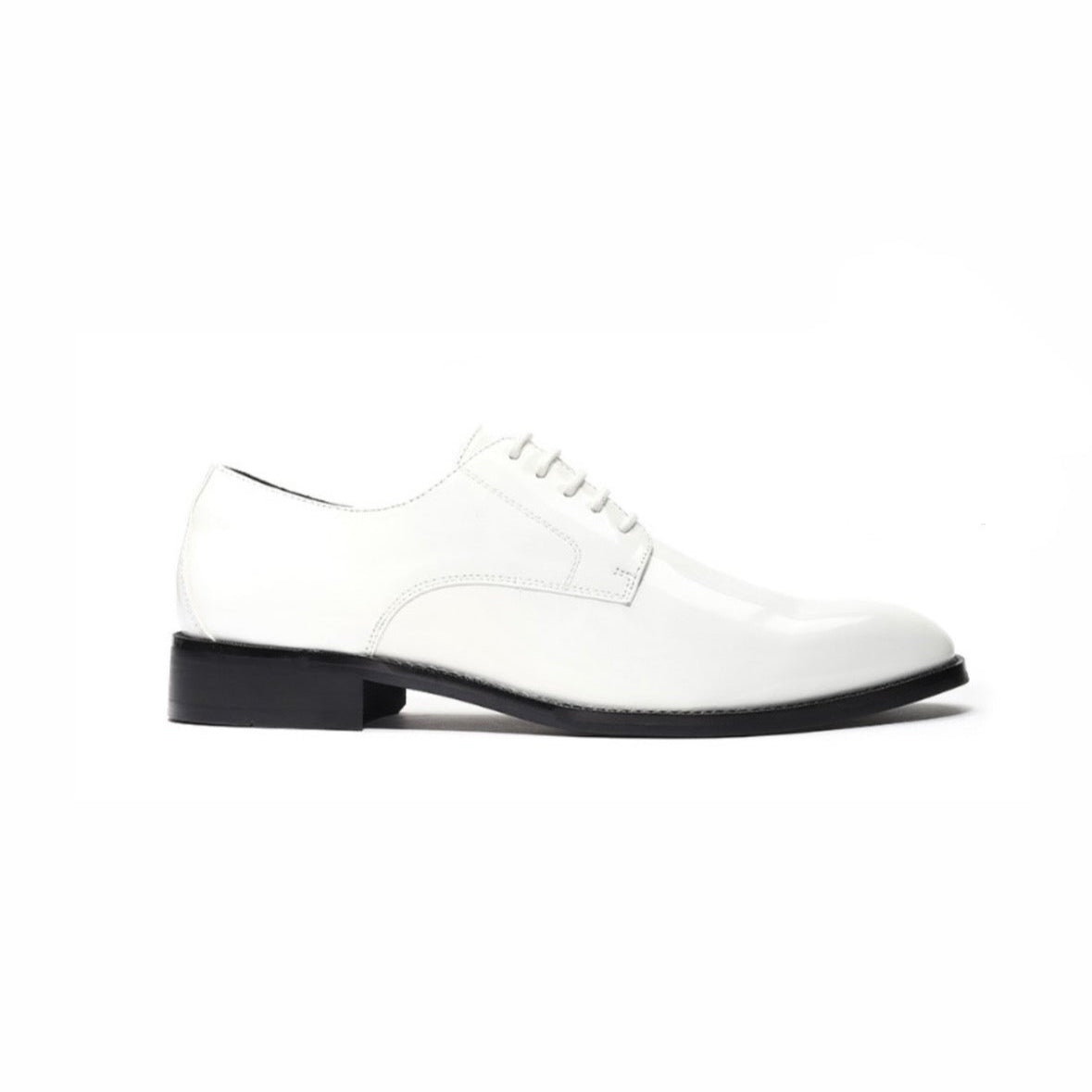 Shop Piero Patent Derby | Mens Patent Leather Dress Shoes White / 14