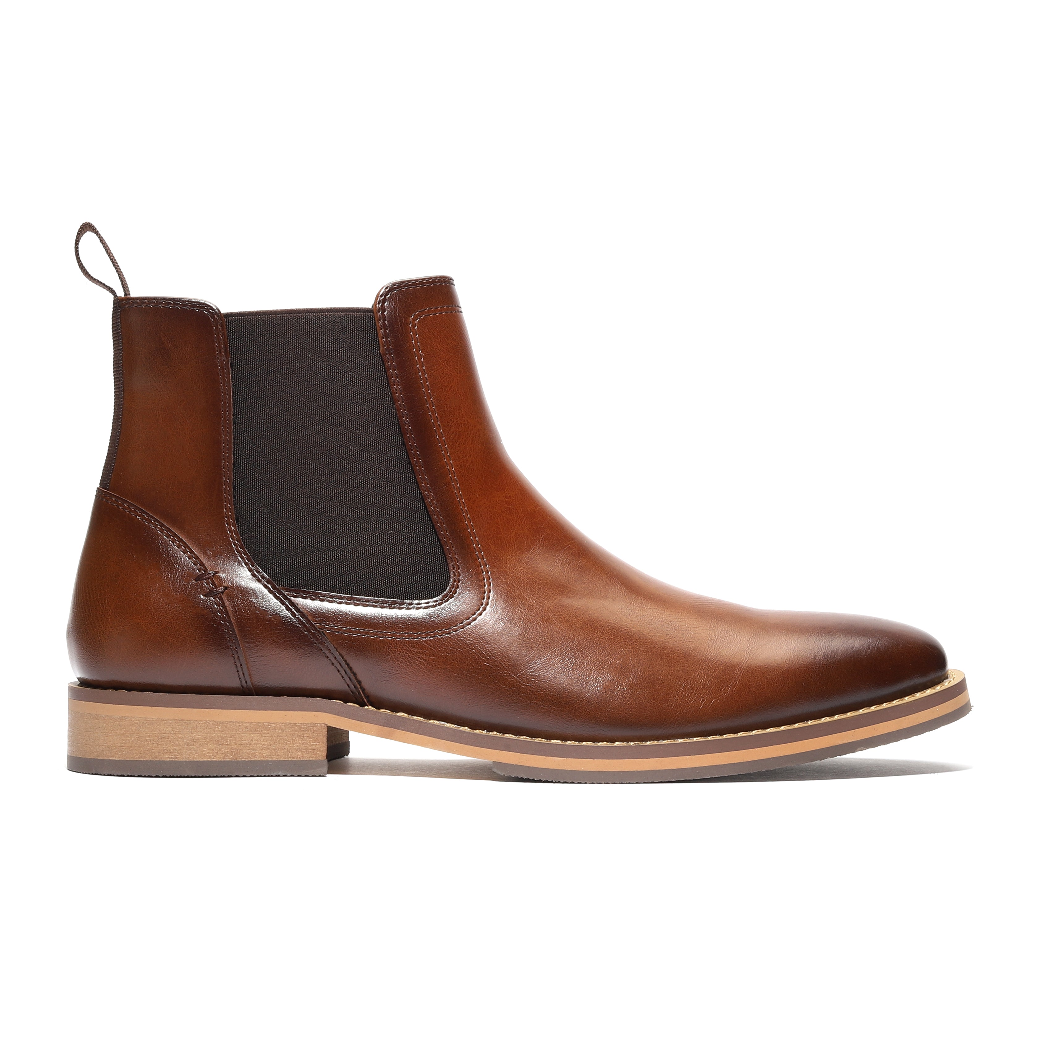 Santino Luciano - Bespoke - Elegant Brown Leather Men\'s Boots Santino Luciano Men main image 2