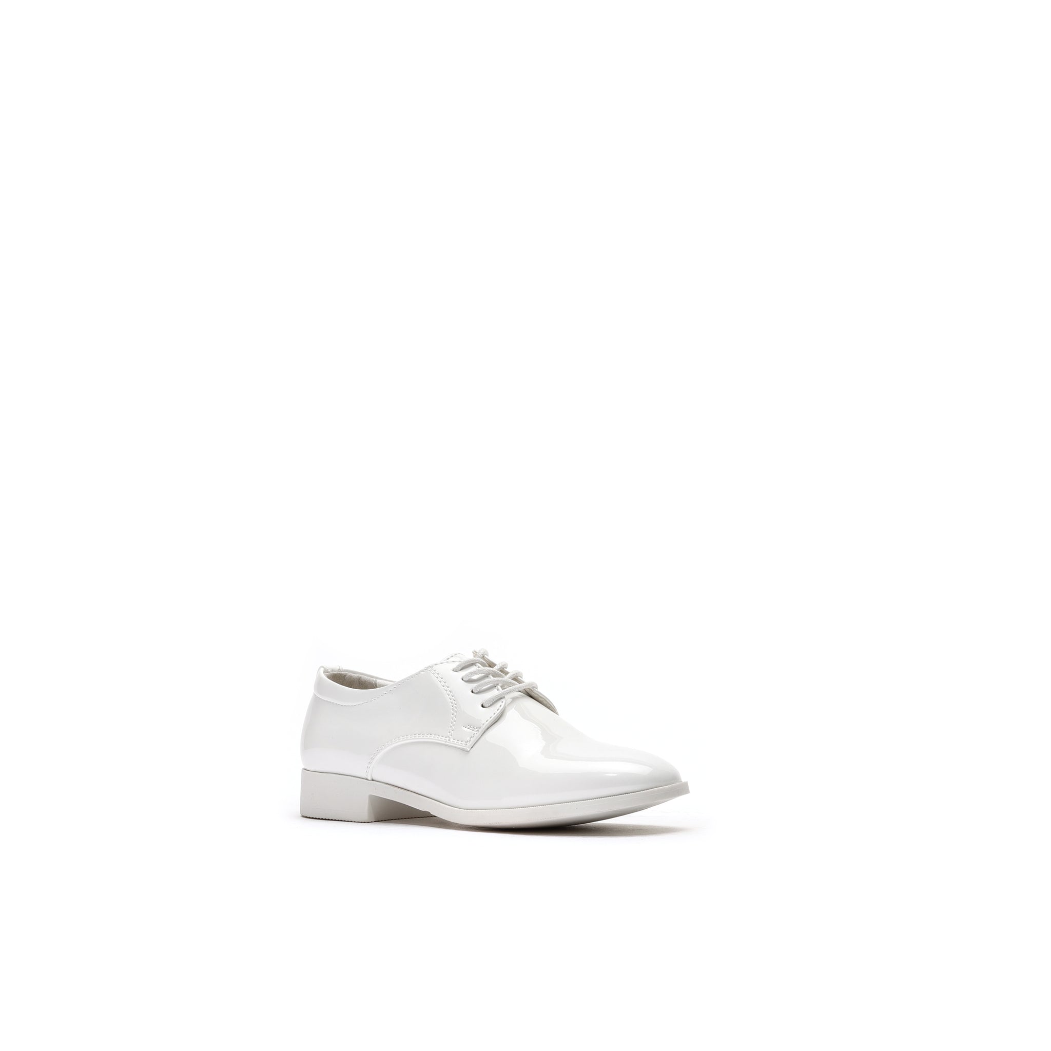 MATTEO PATENT PLAIN-TOE DERBY KIDS