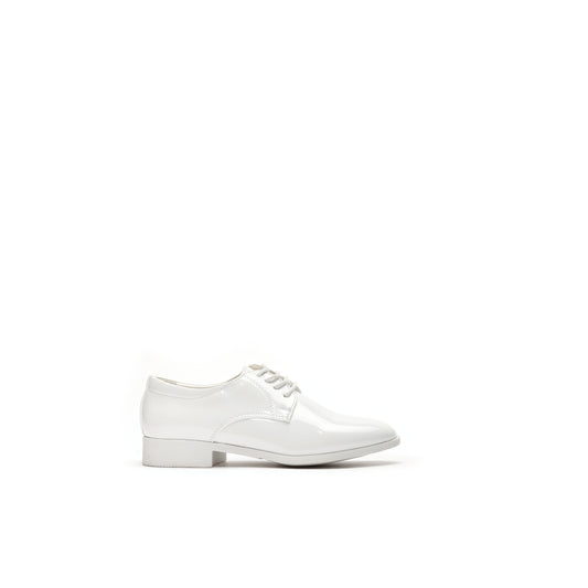 MATTEO PATENT PLAIN-TOE DERBY KIDS